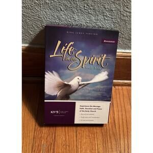 Life in the Spirit Study Bible King James Version KJV New In Box Black Leather